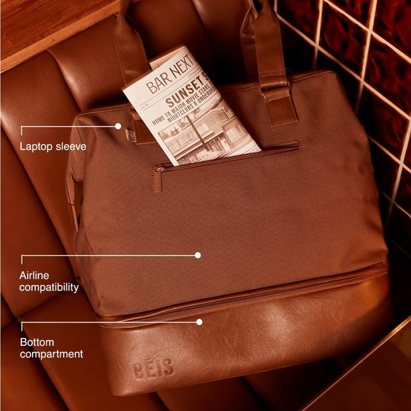 BEIS Mini Weekender - Maple - Picture 3 of 10